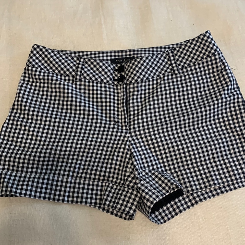 Dress shorts checkered 5 in inseam